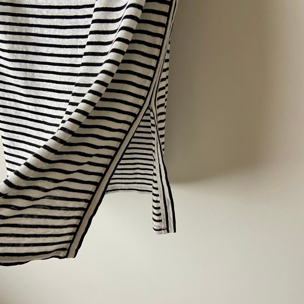 Eileen Fisher Linen Striped Skirt - Picture 4 of 6